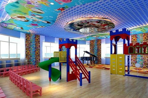 2018現代簡約風格幼兒園裝修設計案例效果圖